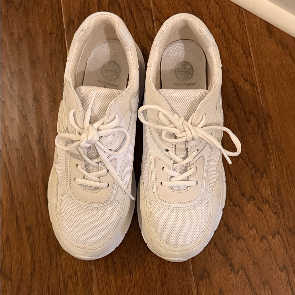 Tory Burch White Sneakers - Picture 7 of 8